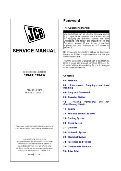 jcb 3ts 8t repair manual